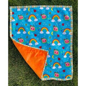 CoComelon Doll blanket/CarSeatSnuggie  21”x25”